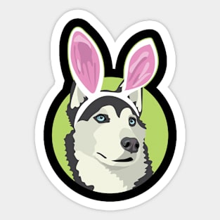 Funny Husky Sticker